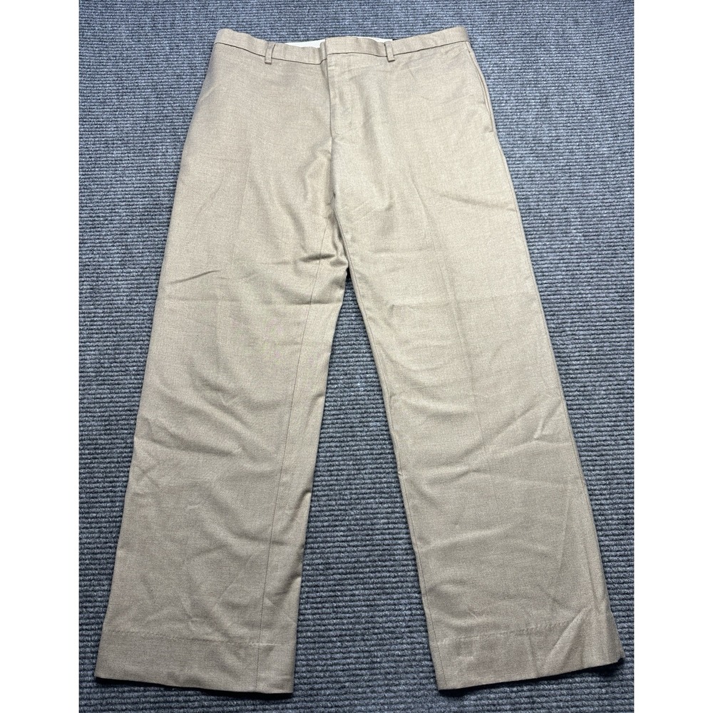Banana Republic Pants Mens 35x30 Beige Dress Slacks Stretch Flat Front Office